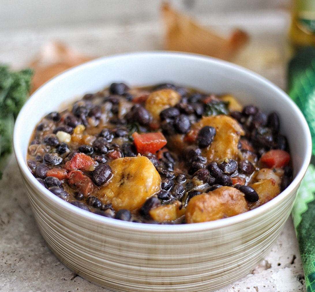 Black beans and plantain stew - Afrovitalityeats