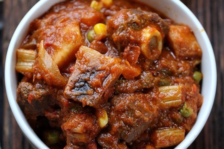 goat meat stew