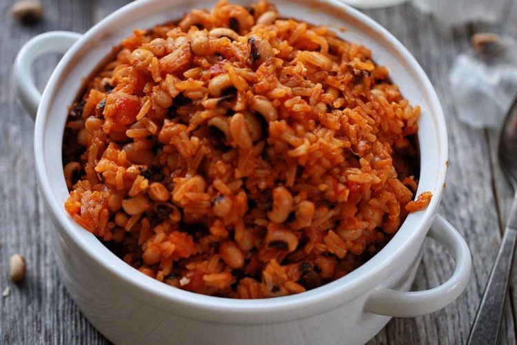 jollof rice and beans