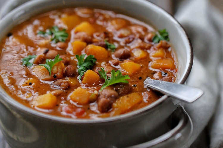 butternut squash and pinto beans