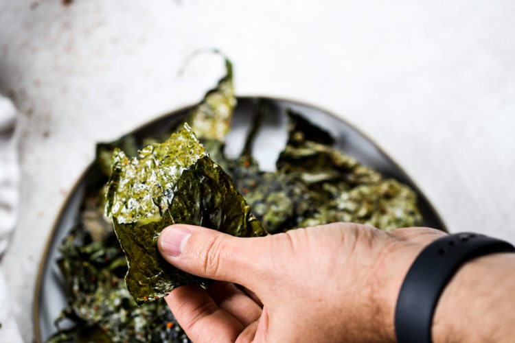 Suya spiced Kale Chips