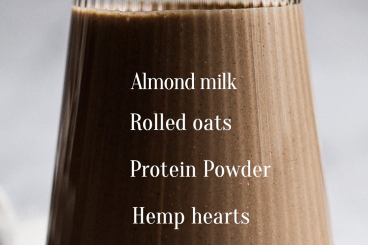high protein oatmeal smoothie