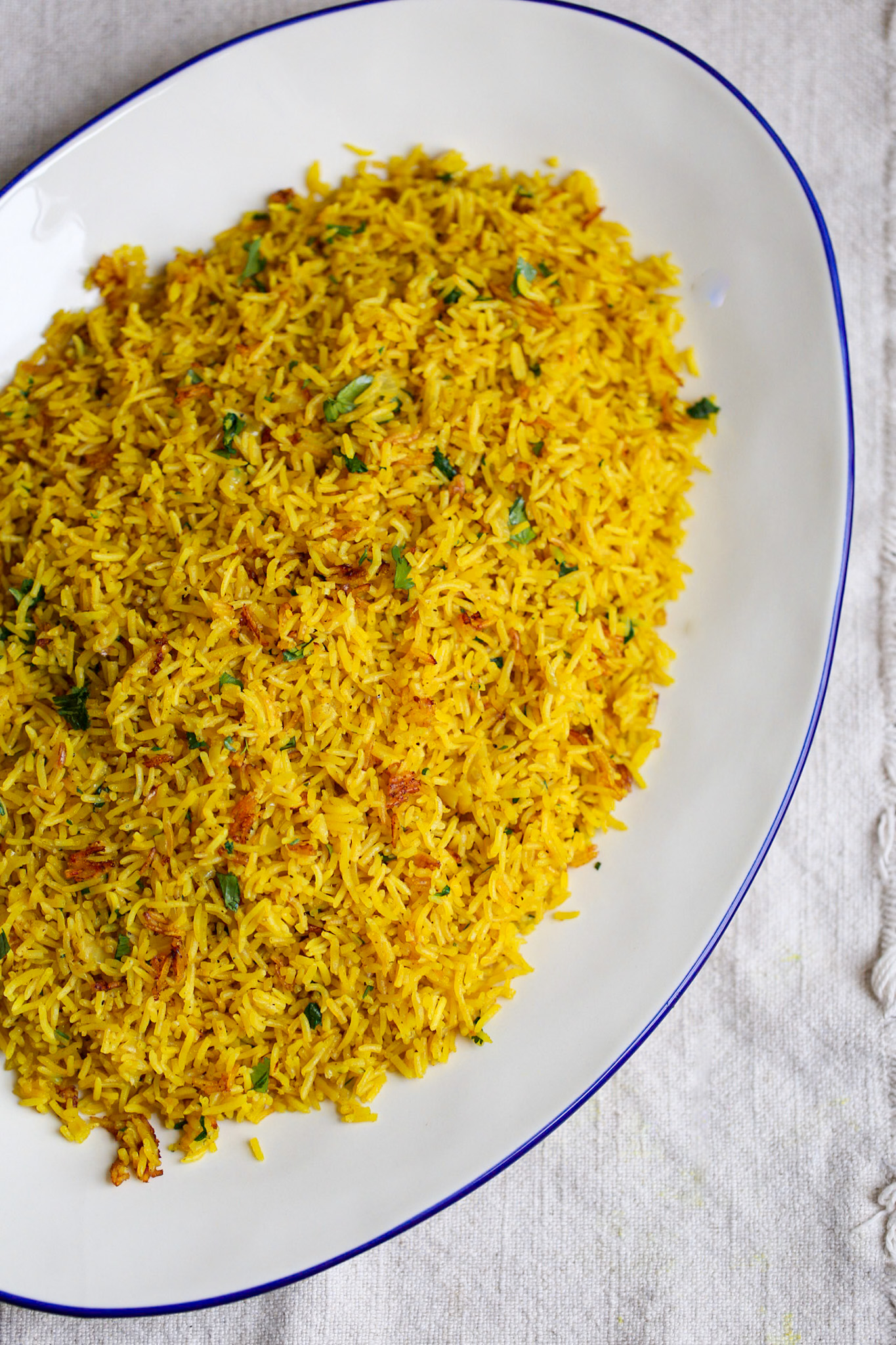 simple turmeric rice